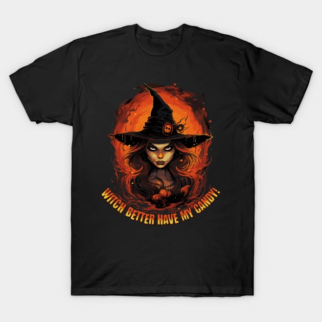 Trick 'r Treat Witch T-Shirt by Atomic Blizzard